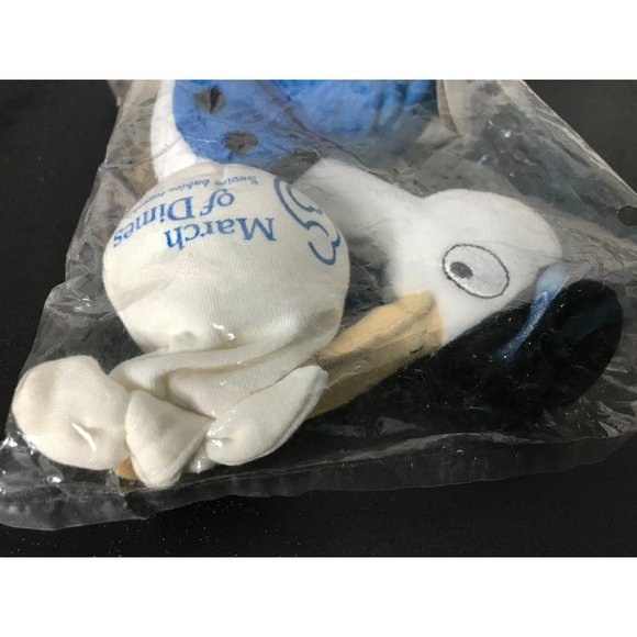 Logo Bear March of Dimes Stork Plush 11 Inch Stuffed Animal Toy Advertising new - Picture 4 of 5